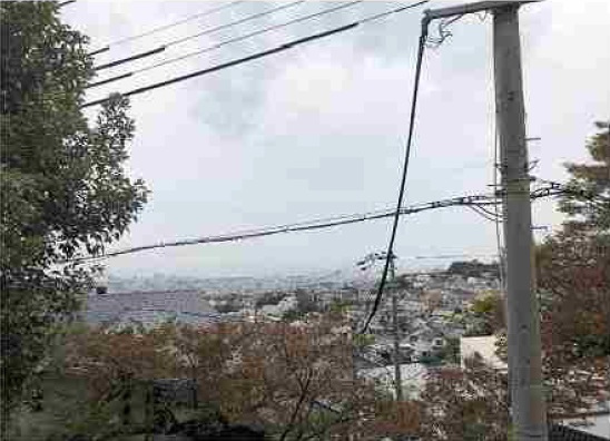 西宮市内と大阪湾一望