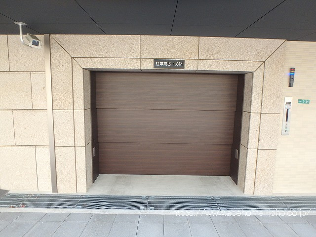 駐車場の入口