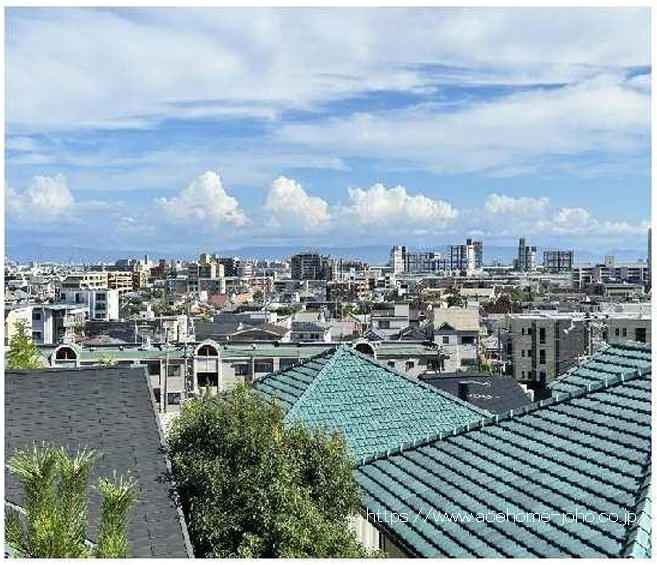 芦屋市内の眺望あり