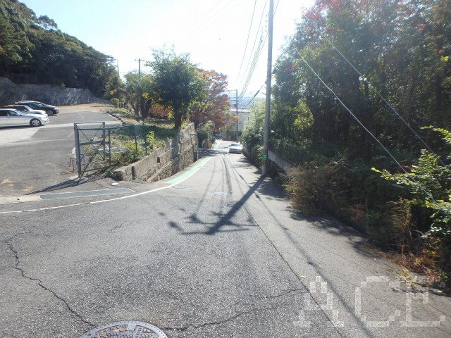 南西側公道から南東へ