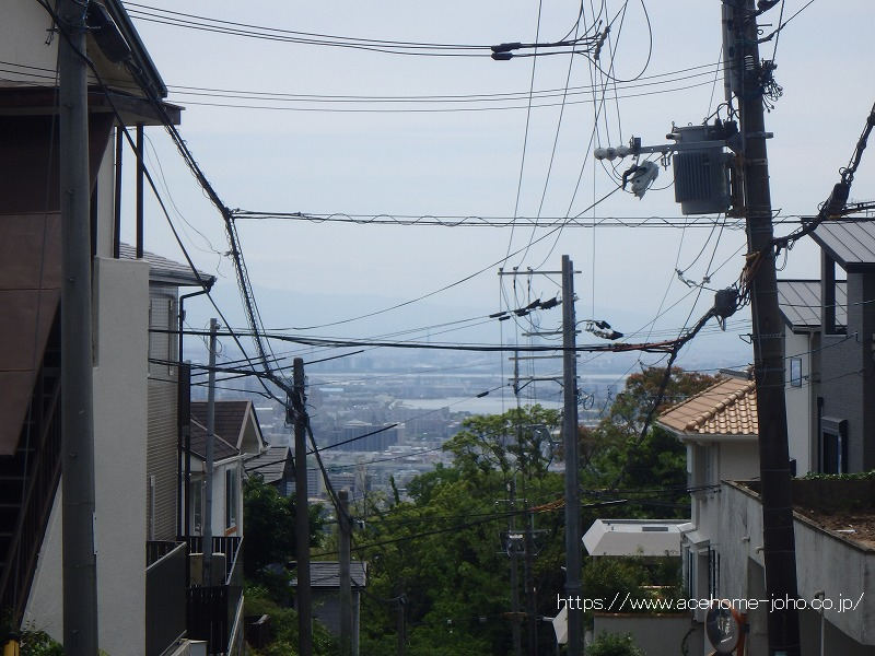 西宮市内と海の眺望