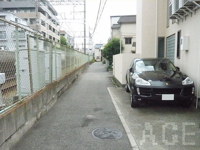 駐車場と北側道路