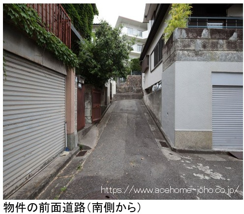 南側より