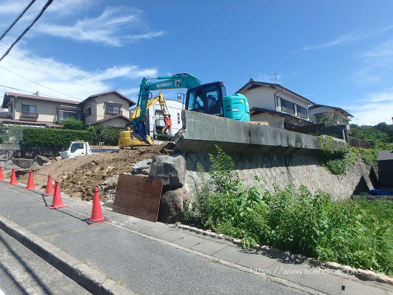 南西側より