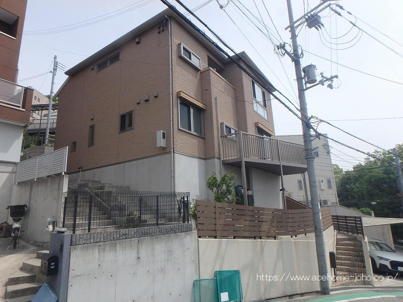 西側より