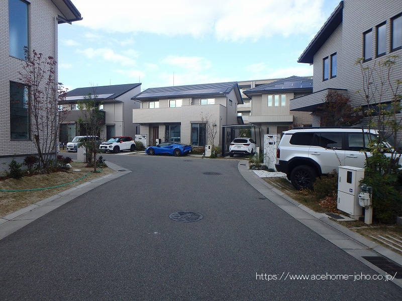 南西側公道から南東へ