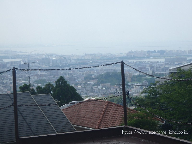 西宮市内と海の眺望