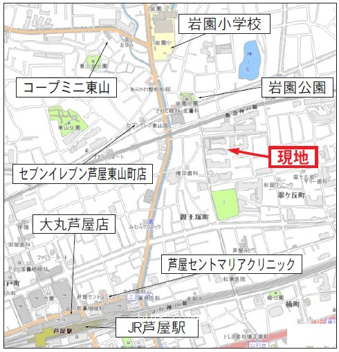 現地案内図